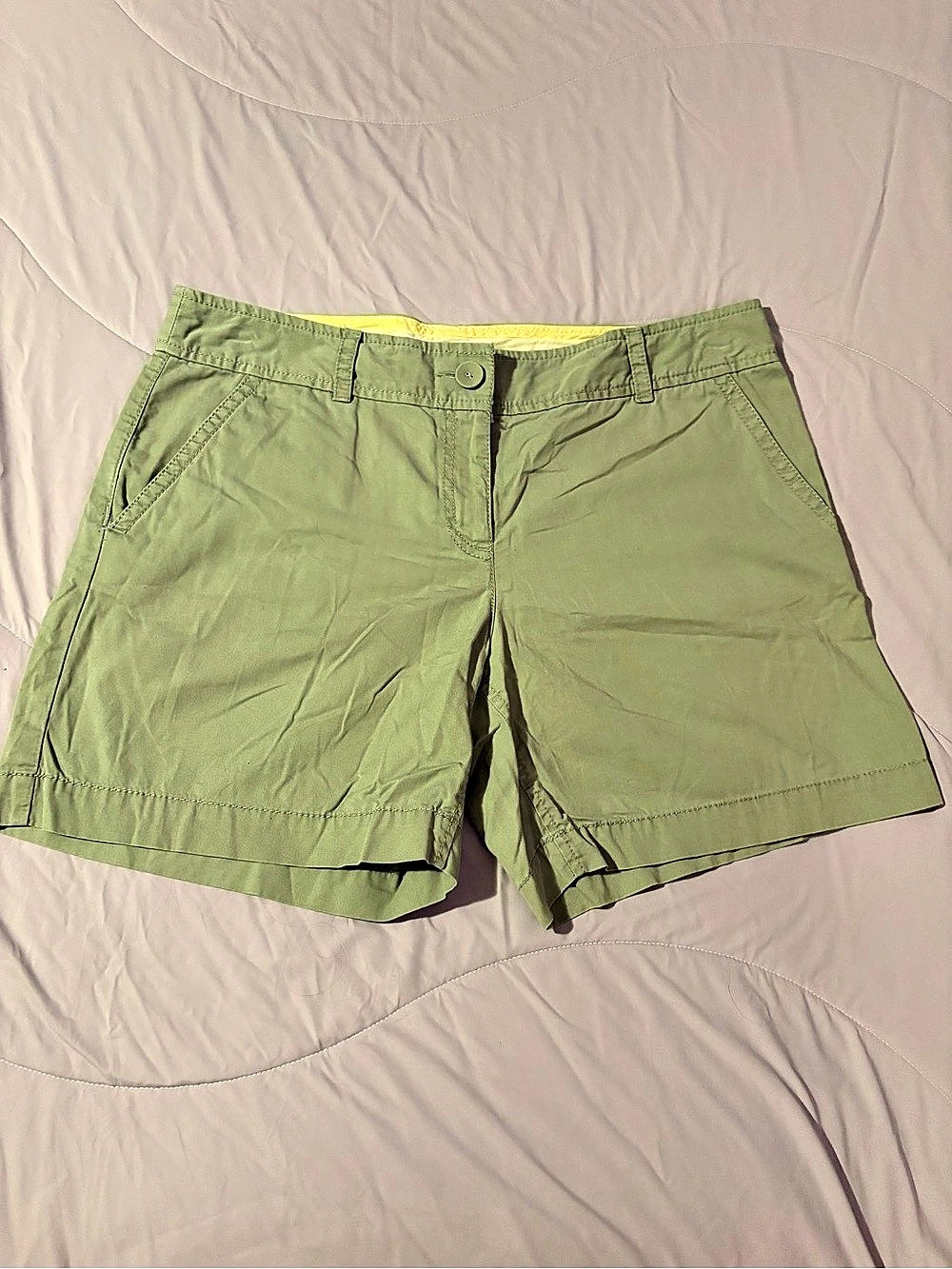 Ann Taylor LOFT Women's Bermuda Shorts Green Size 8